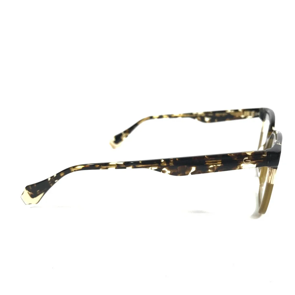 Gigi Studios Eyeglasses Frame BELLA GVV001A/07 Green Tortoise Full Rim 53-15-140